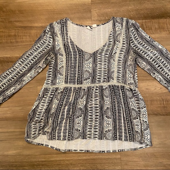 Bohemian print ROXY top - Picture 1 of 11